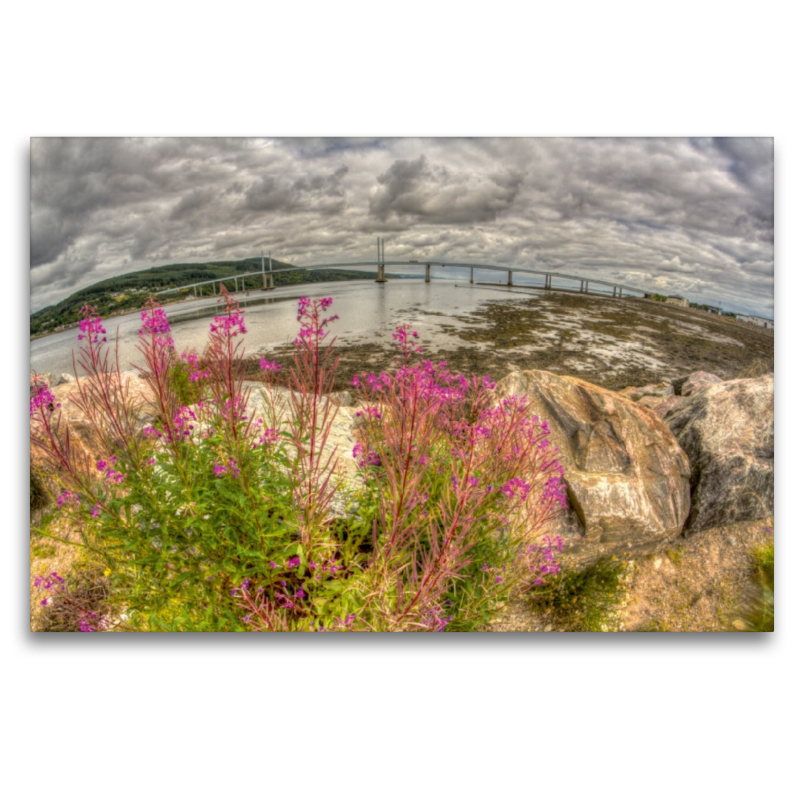 Sehnsucht Schottland - Die Kessock Bridge über den Beauly Firth in Inverness