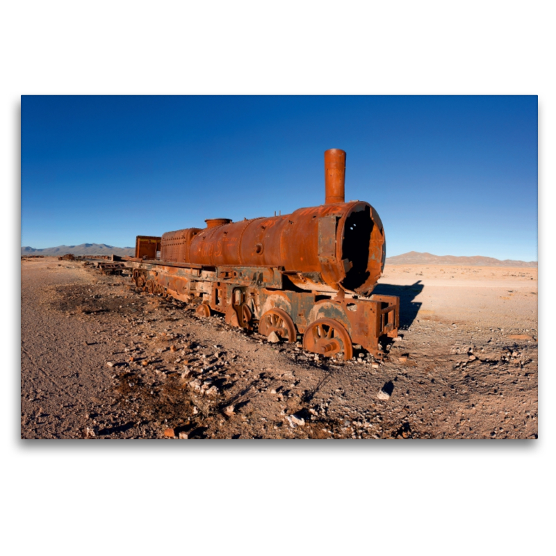 Eisenbahnfriedhof bei Uyuni, 3.650 m ü. N., Bolivien