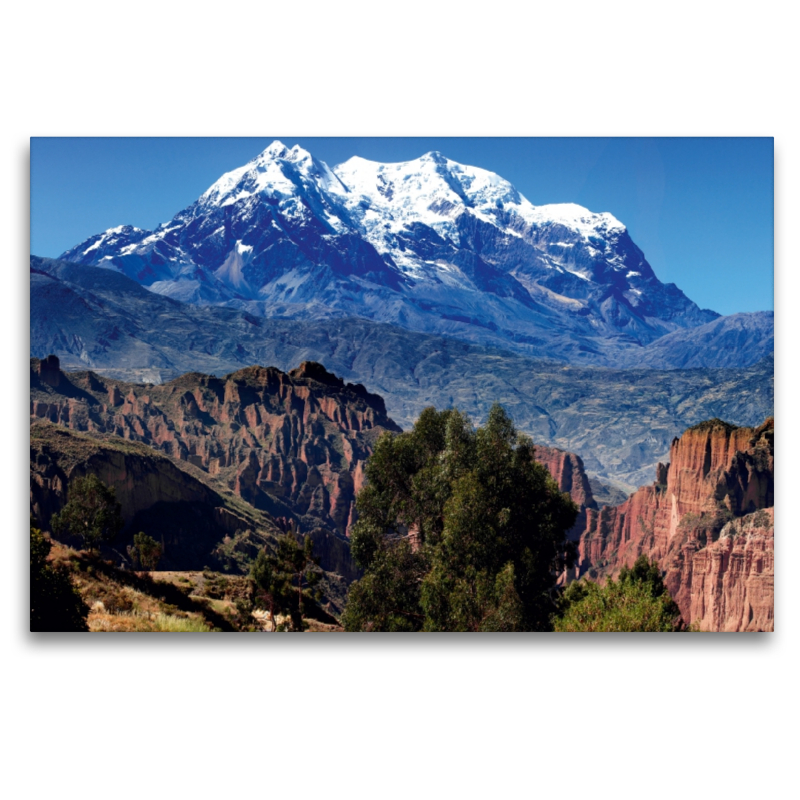 Illimani-Massiv mit Pico Sur, 6.462 m ü. M., Bolivien