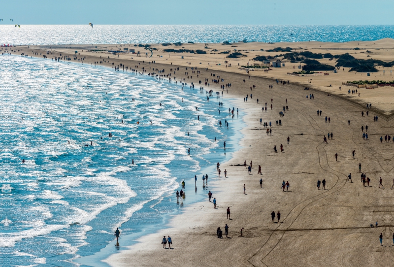 Strand und Sanddünen bei Maspalomas