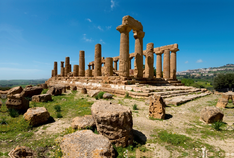 Hera-Tempel im Tal der Tempel bei Agrigento