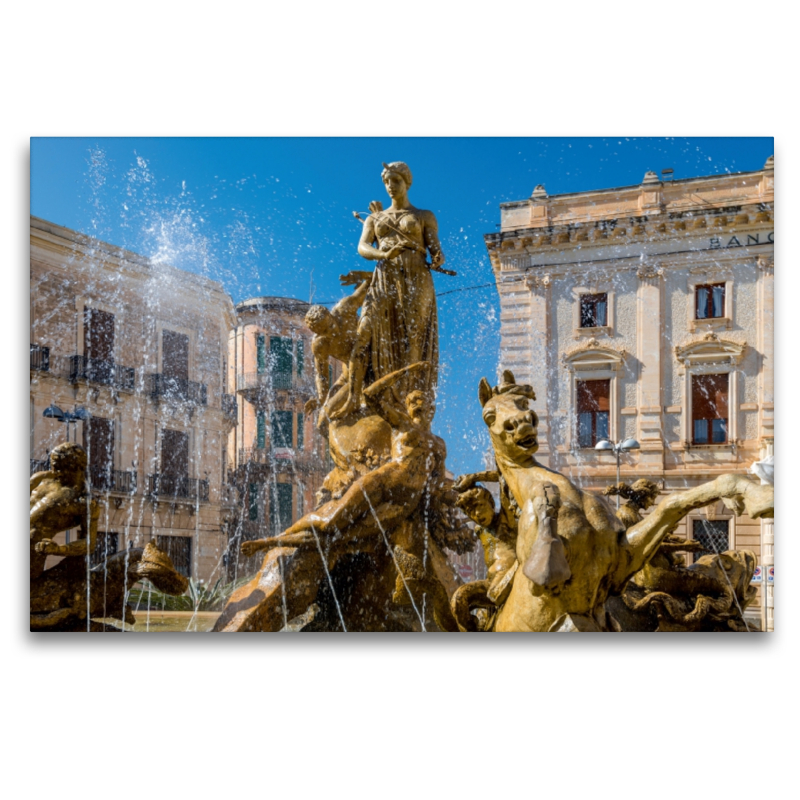 Piazza Archimedes mit Artemisbrunnen, Syracusa