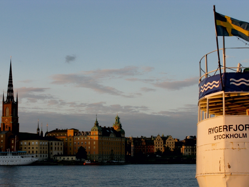 Blick nach Riddarholmen