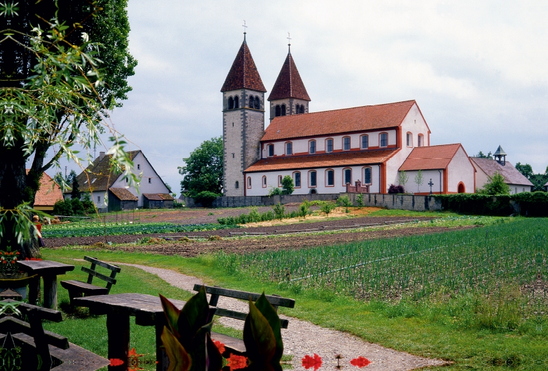 Klosterinsel Reichenau, die drei Kirchen aus dem 9.-11. Jh.