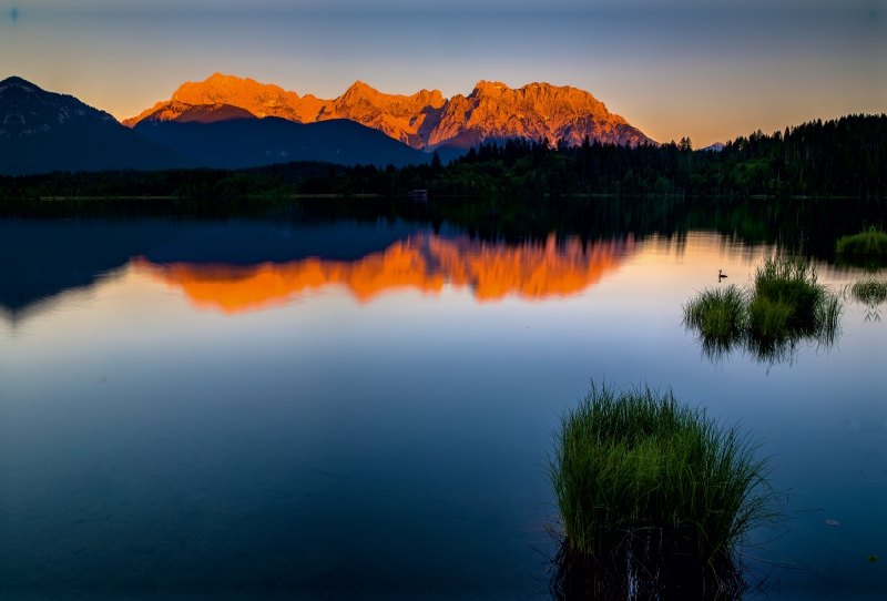 Alpenglühen am Karwendel