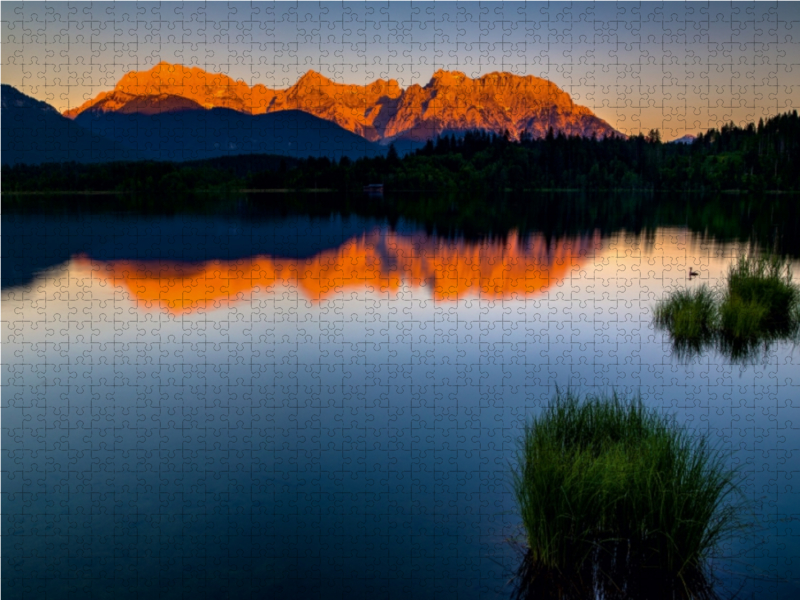 Alpenglühen am Karwendel