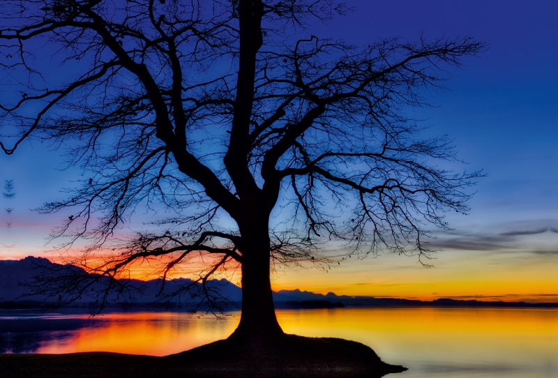 Föhnabend am Chiemsee