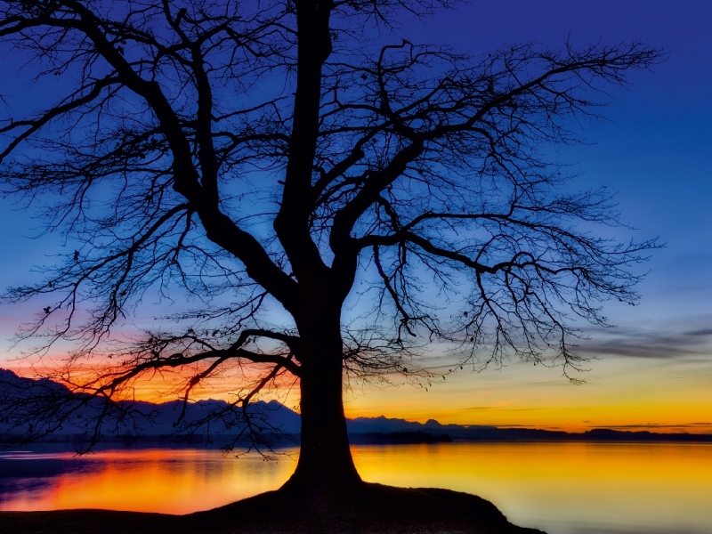 Föhnabend am Chiemsee