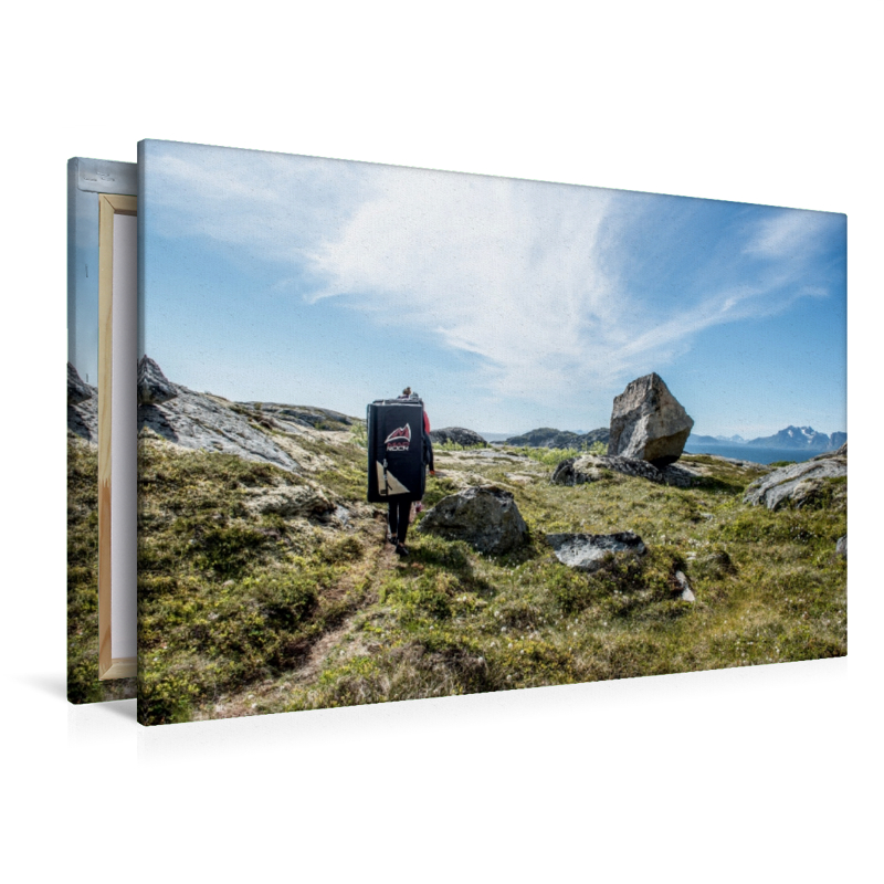 bouldern in Henningsvaer, Lofoten,