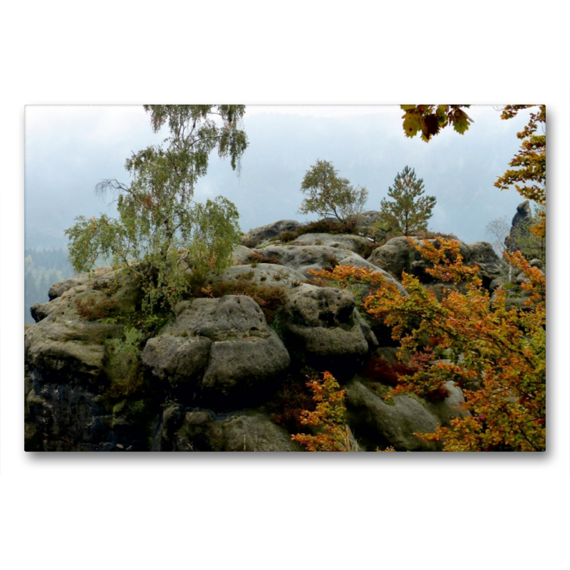 Herbststimmung im Elbsandsteingebirge