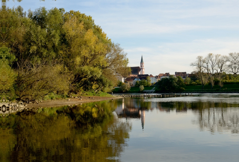 Die Donau bei Straubing