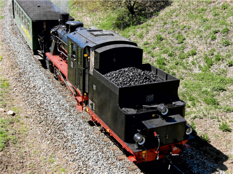 Lok Nr. 20 der Mansfelder Bergwerksbahn am Fichtelberg