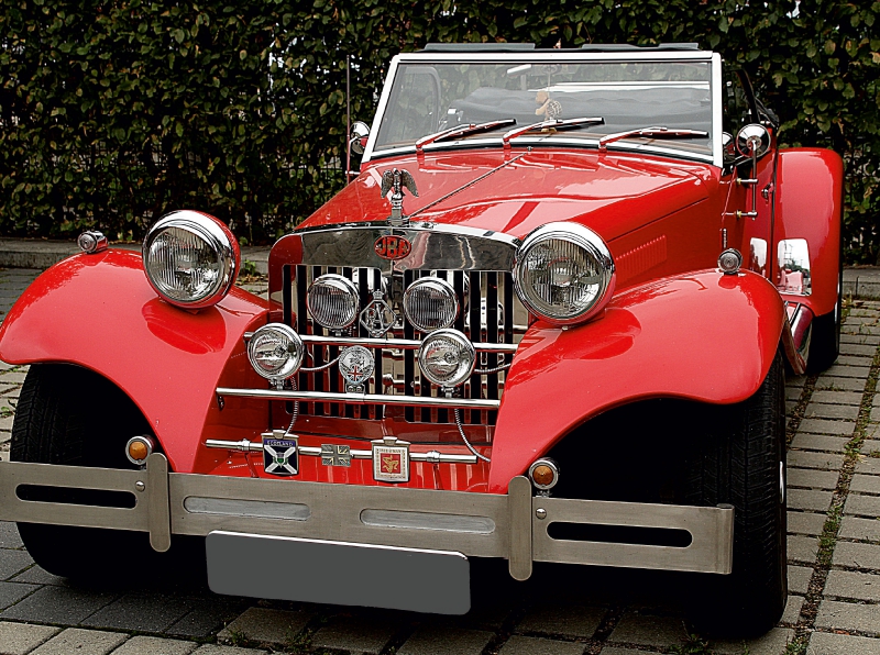 Oldtimer 'oben ohne'