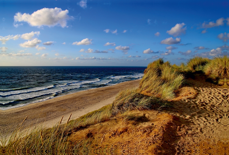 Blick von der 'Uwe Düne' nach Kampen