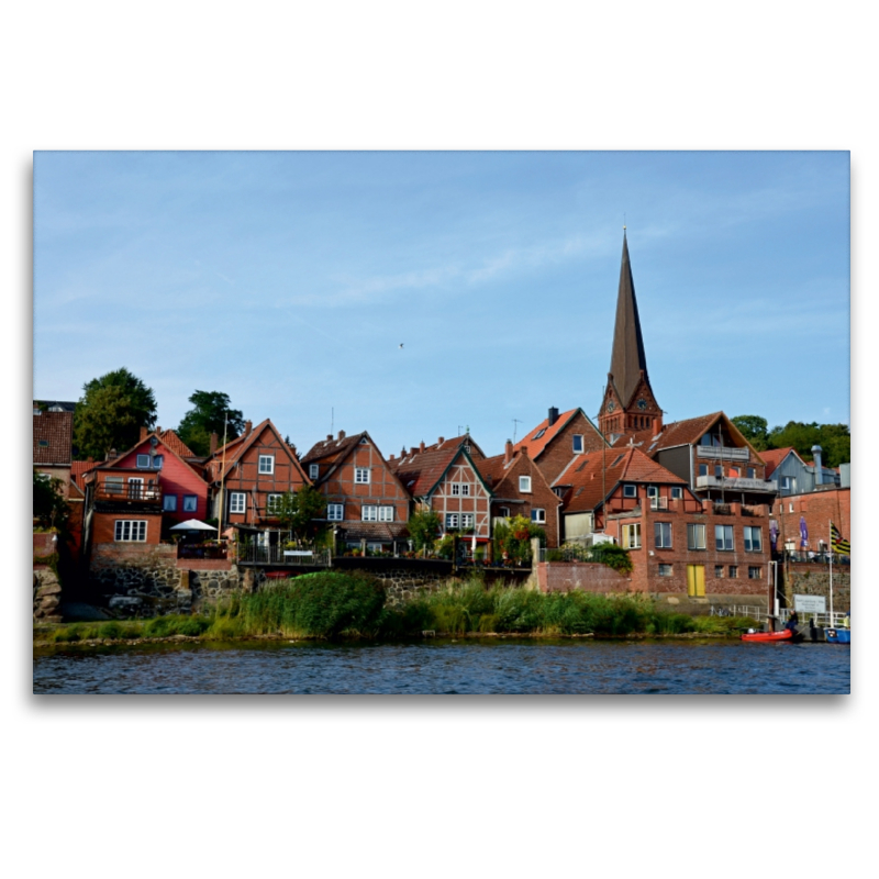 Lauenburg von der Elbe aus