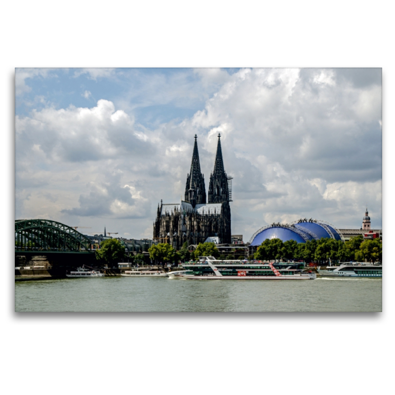 Hohenzollernbrücke, Dom und Musical Dome