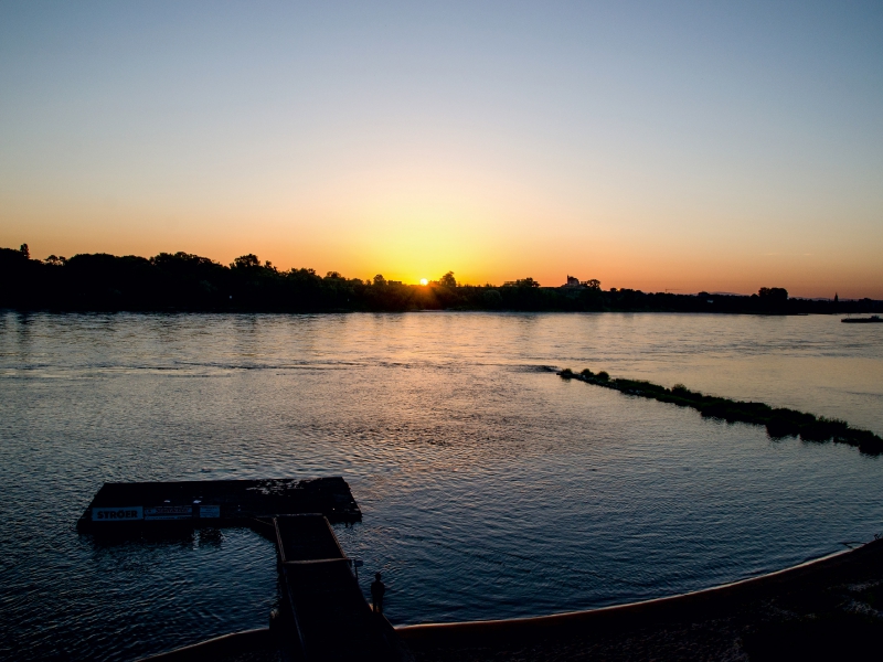 Sonnenuntergang im Kölner Süden