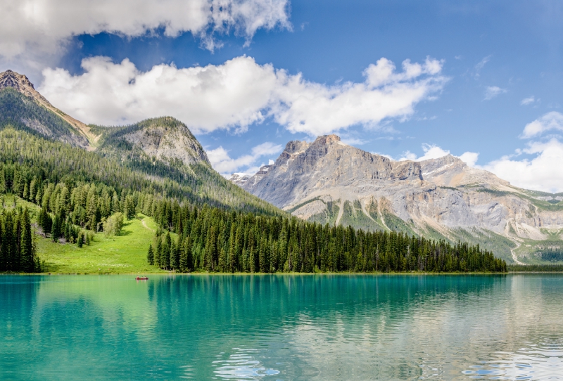 Blick über den Emerald Lake