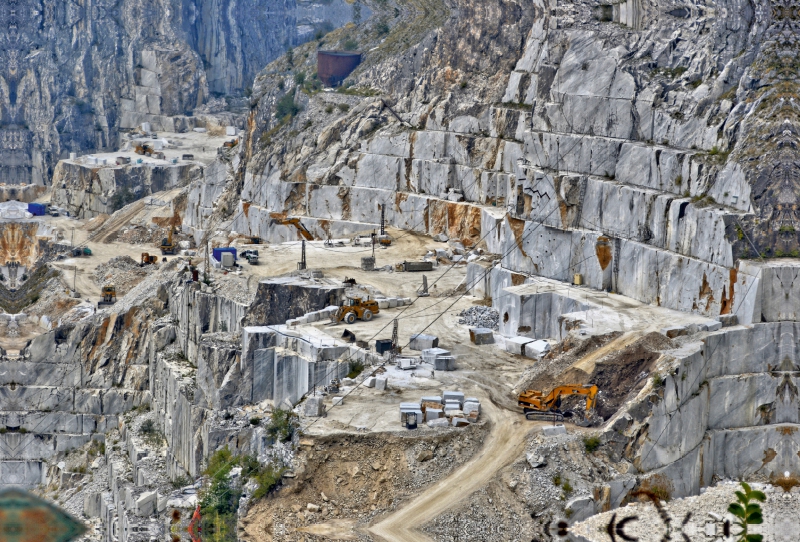 Carrara Abbauterrasse