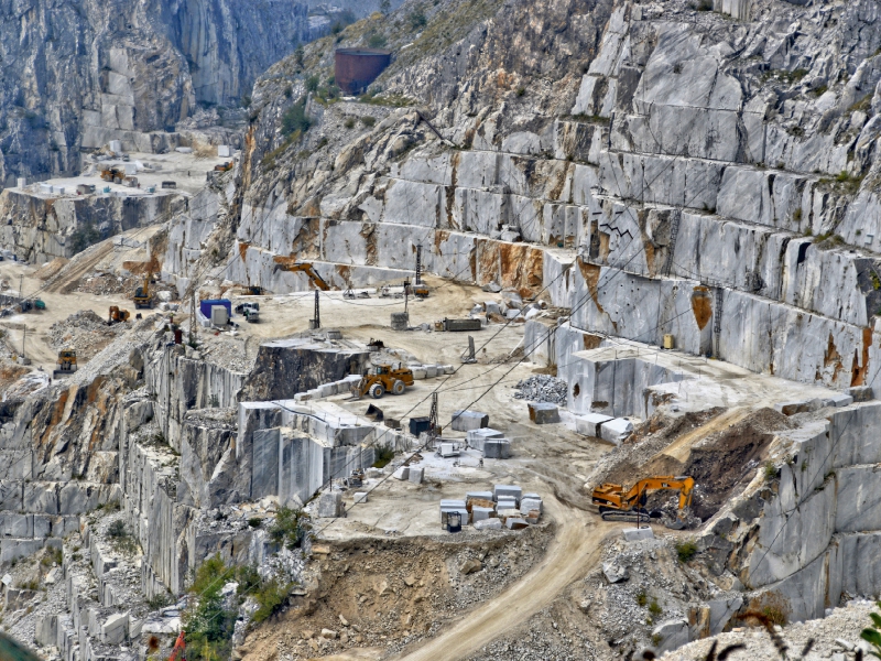 Carrara Abbauterrasse