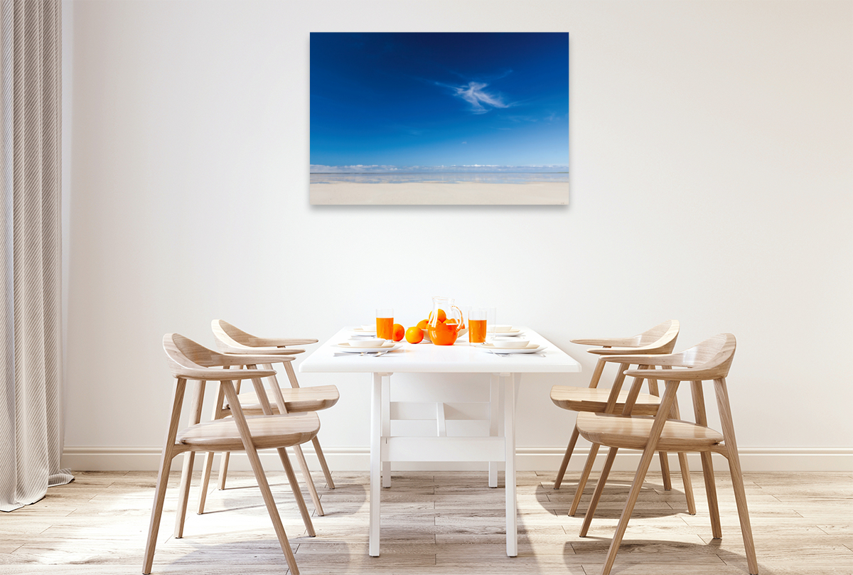 Einsame Wolke am Strand von Sankt Peter Ording