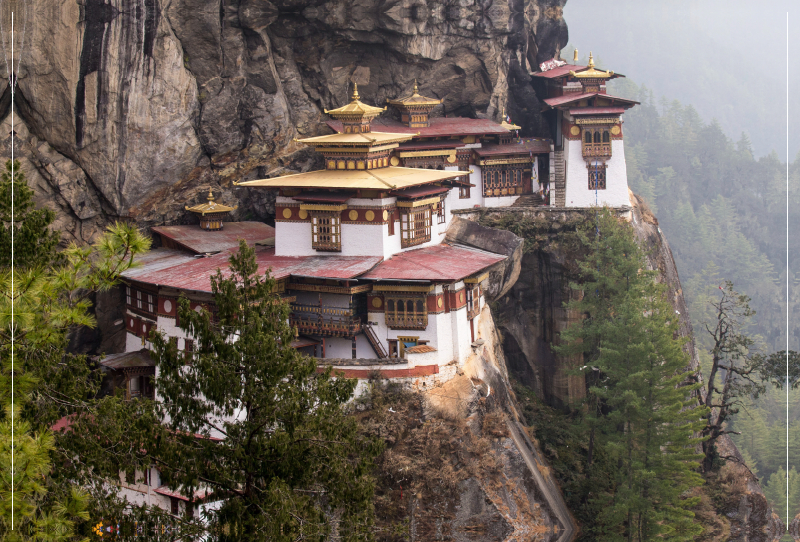 Taktsang oder Tigernest in Paro