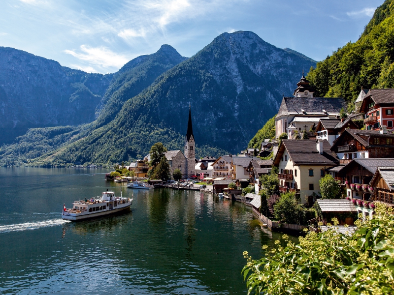 Schiffahrt auf dem Hallstätter See