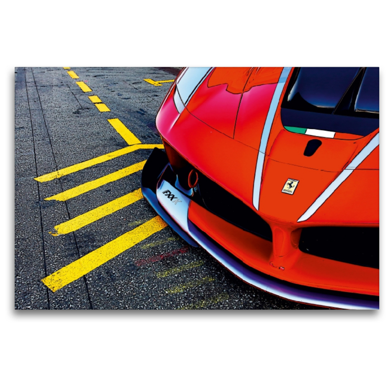 Ferrari Fxx auf der Rennstrecke