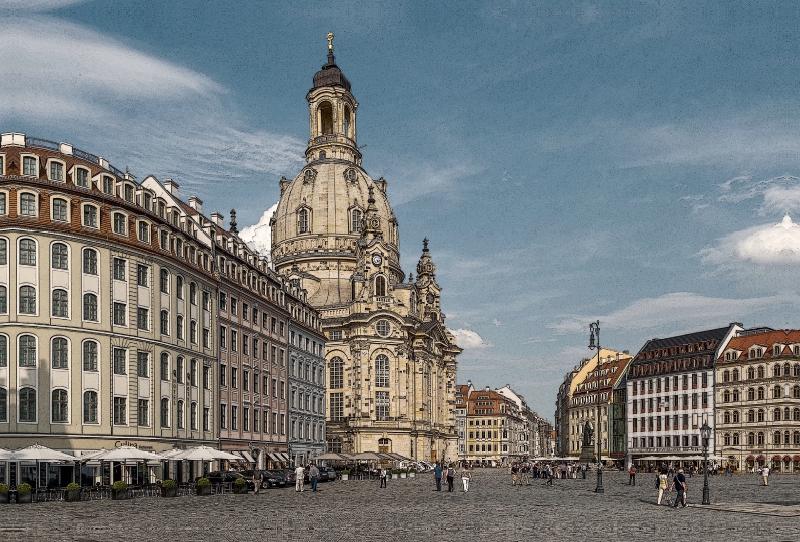 Neumarkt, Blick zur Frauenkirche