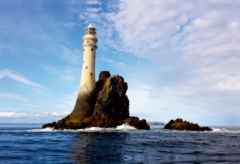 Leuchtturm auf Fastnet Rock, dem südlichsten Punkt Irlands