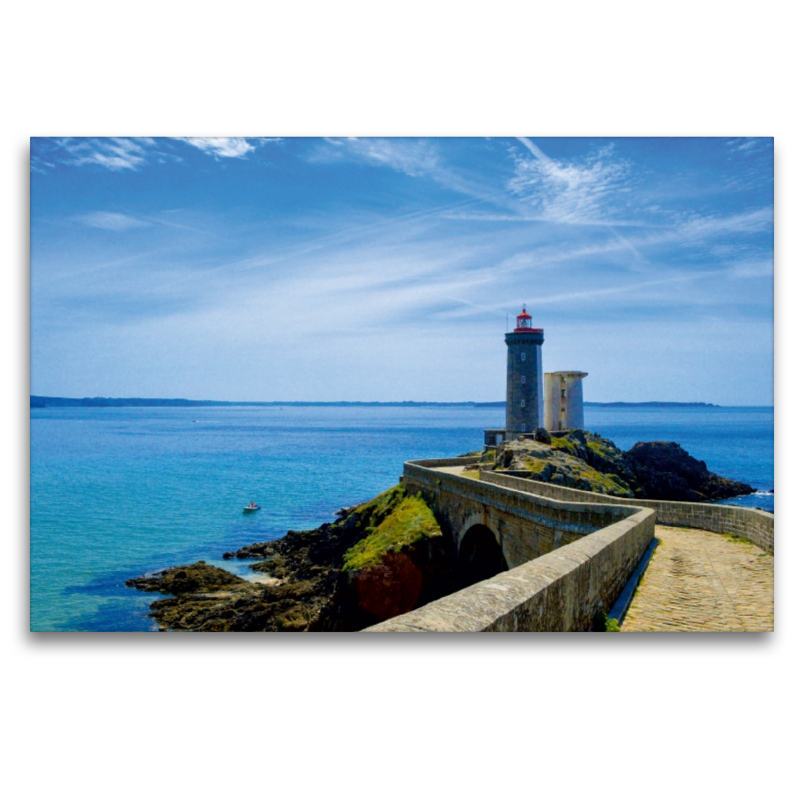 Phare du Petit Minou an der Meerenge von Brest (Frankreich)