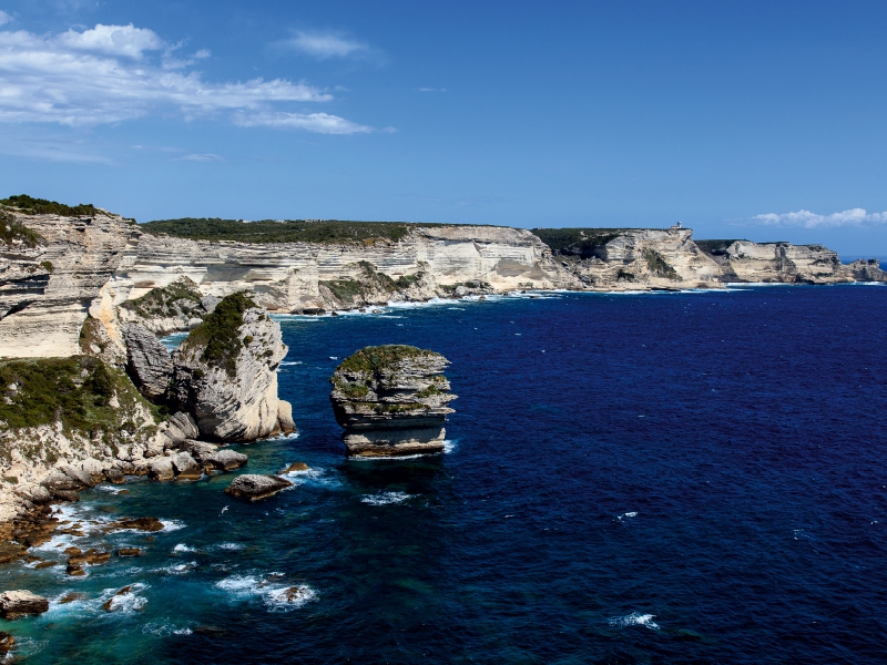 Steilküste bei Bonifacio