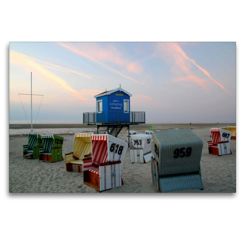 Dämmerung am Hauptbad Langeoog