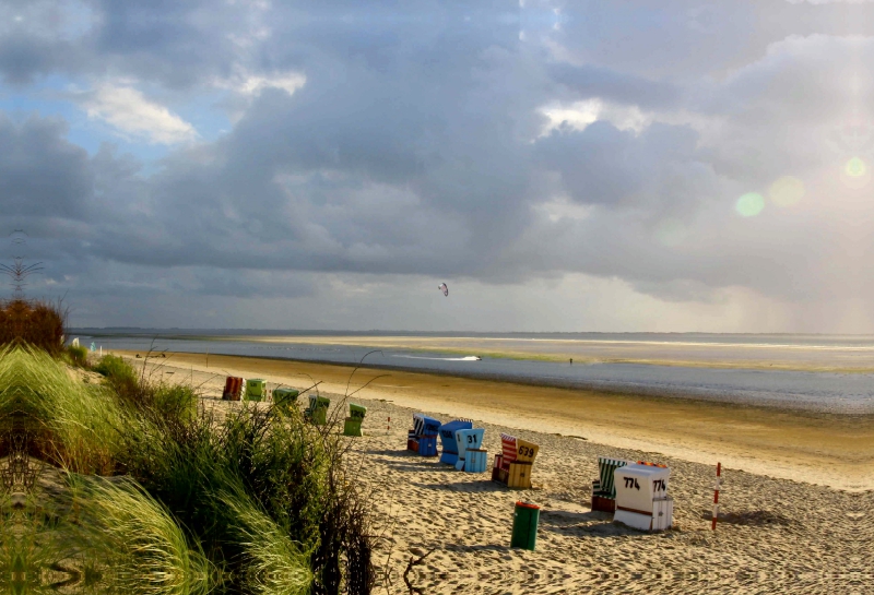 Kitestrand auf Langeoog