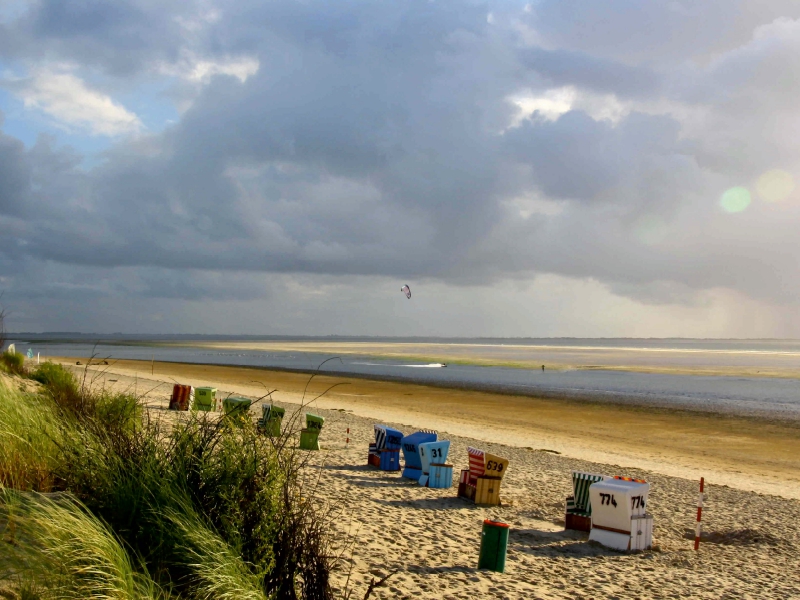 Kitestrand auf Langeoog