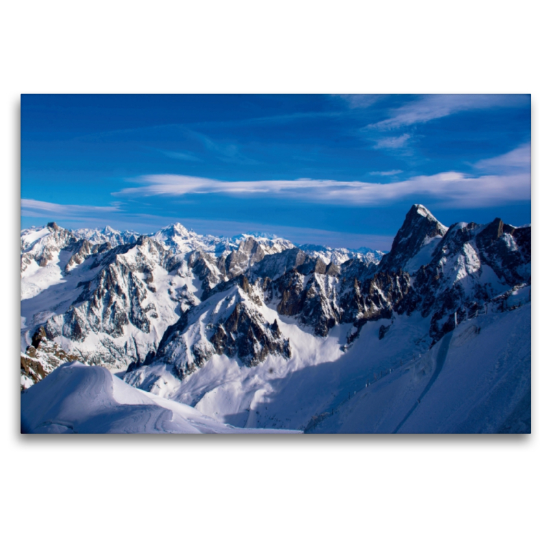 Blick vom Aiguille du Midi