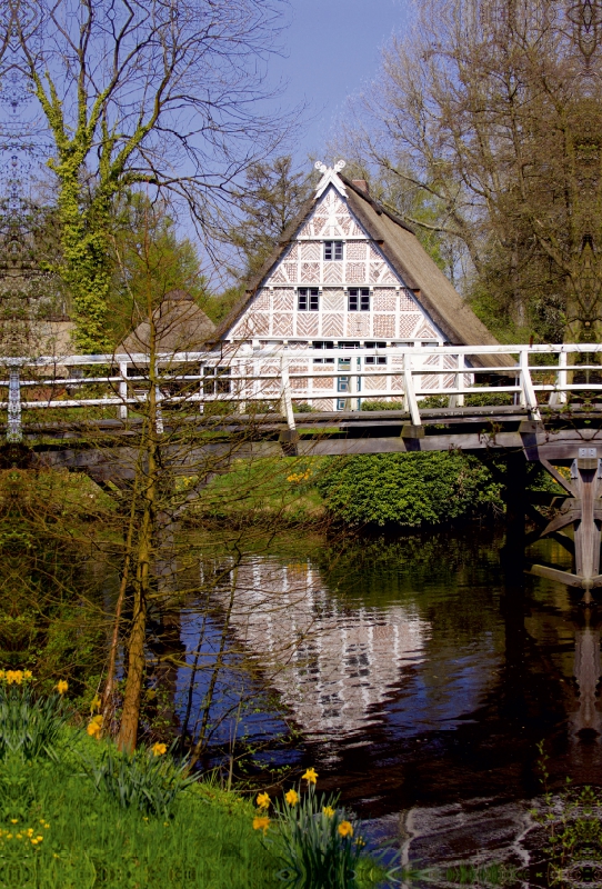 Altländer Haus als Freilichtmuseum in Stade