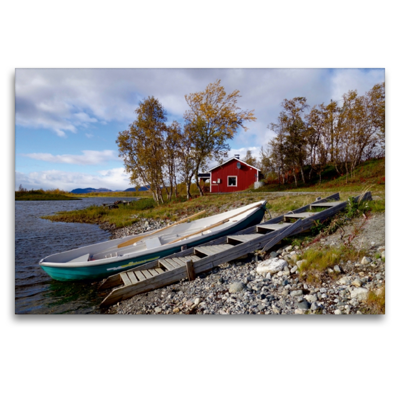 Haus an der E8 von Muonio nach Kilpisjärvi