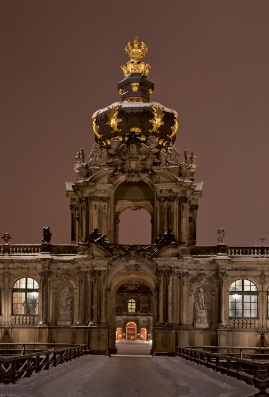 Eingang Kronentor am Zwinger Dresden