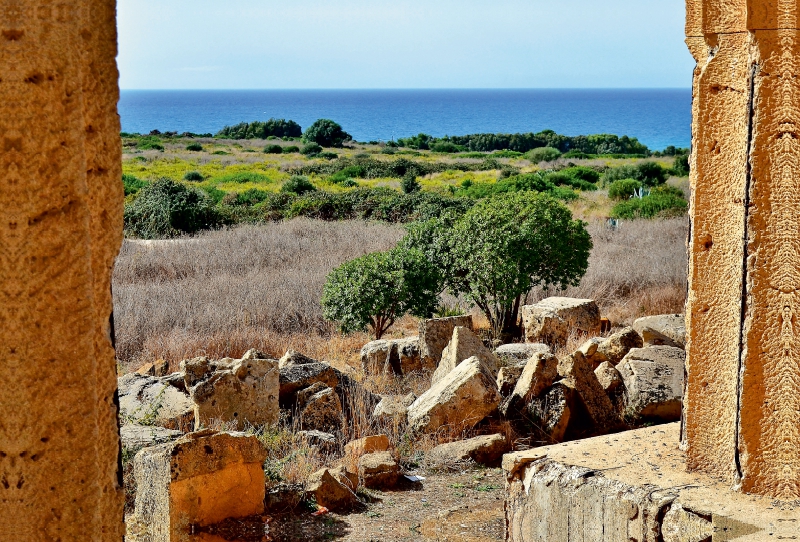 Die griechischen Ruinen in Selinunt