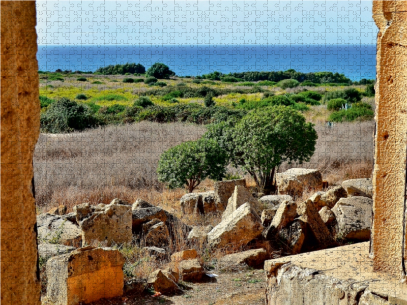 Die griechischen Ruinen in Selinunt