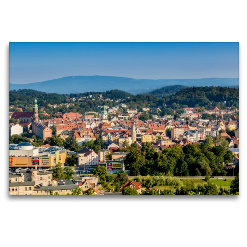 Aussicht vom Kaiserturm auf Hirschberg und die Umgebung