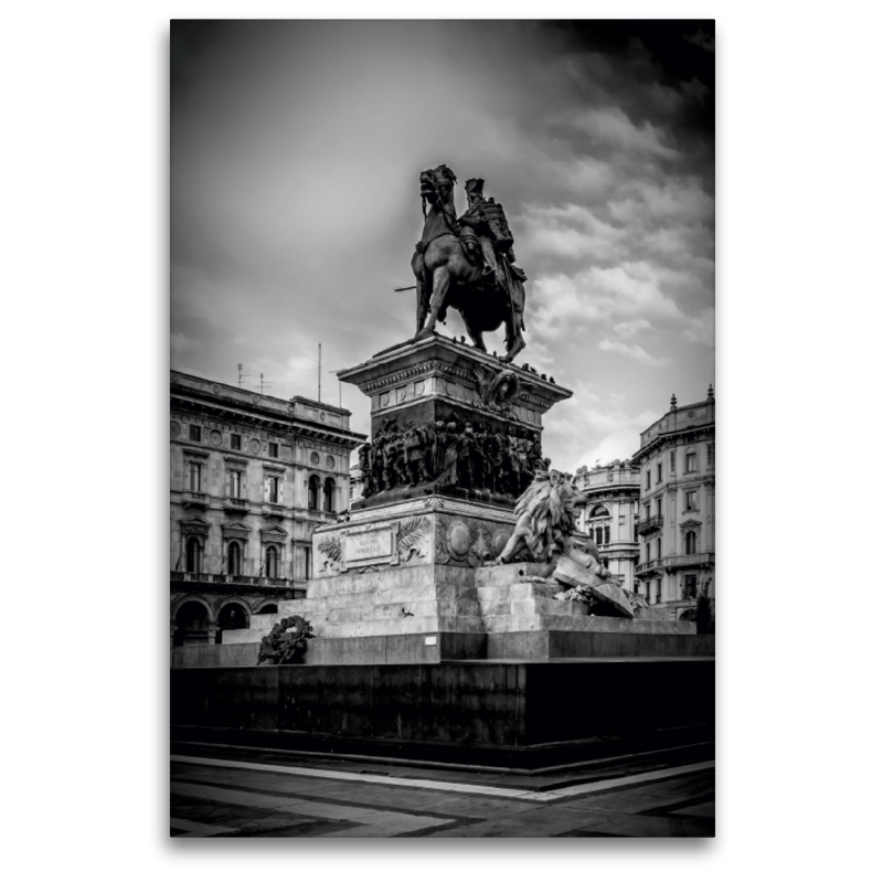 MAILAND Reiterstatue Vittorio Emanuele II