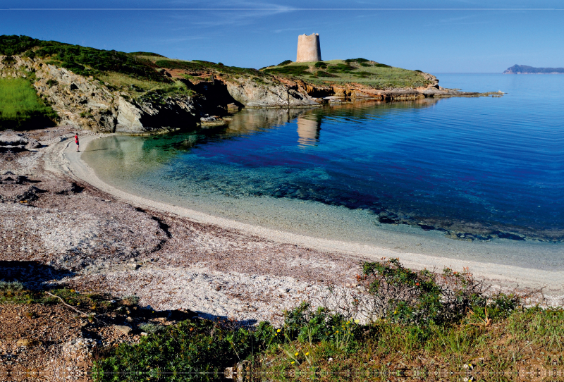 einsame Bucht mit Torre