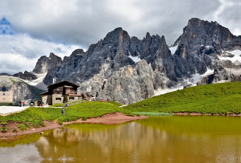 Baita Segantini vor Punta Rolle