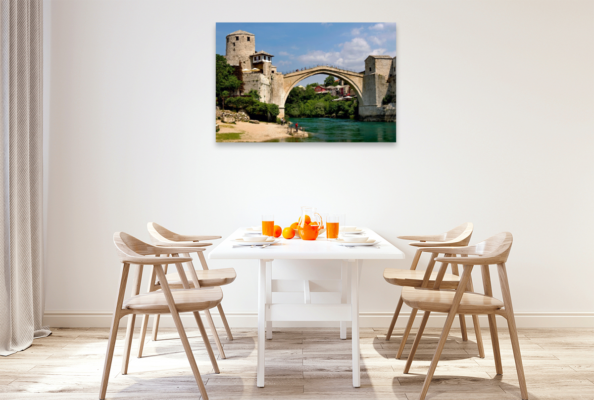 Stari most, die historische Brücke von Mostar, Herzegowina