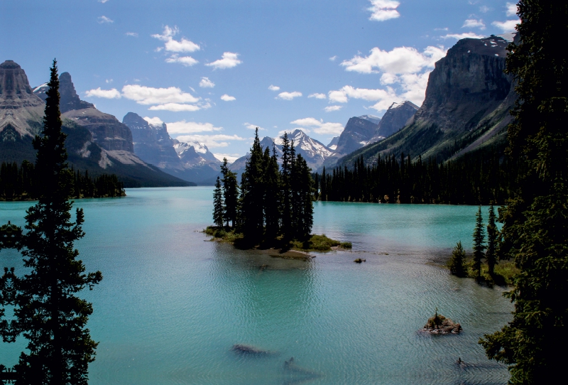 Spirit Island im Maligne Lake, Jasper N.P.