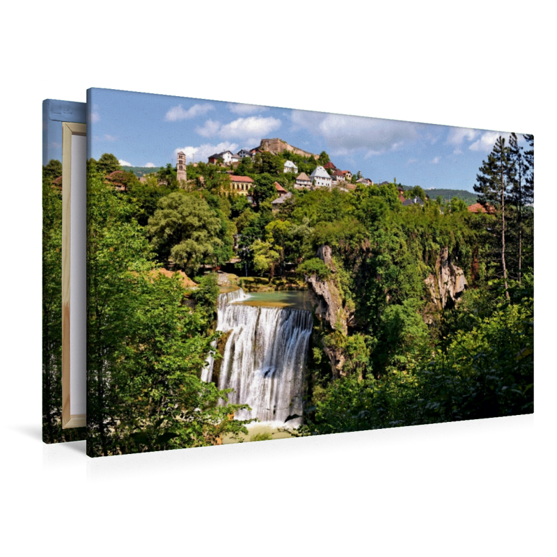 Der Pliva-Wasserfall in Jajce, Zentralbosnien