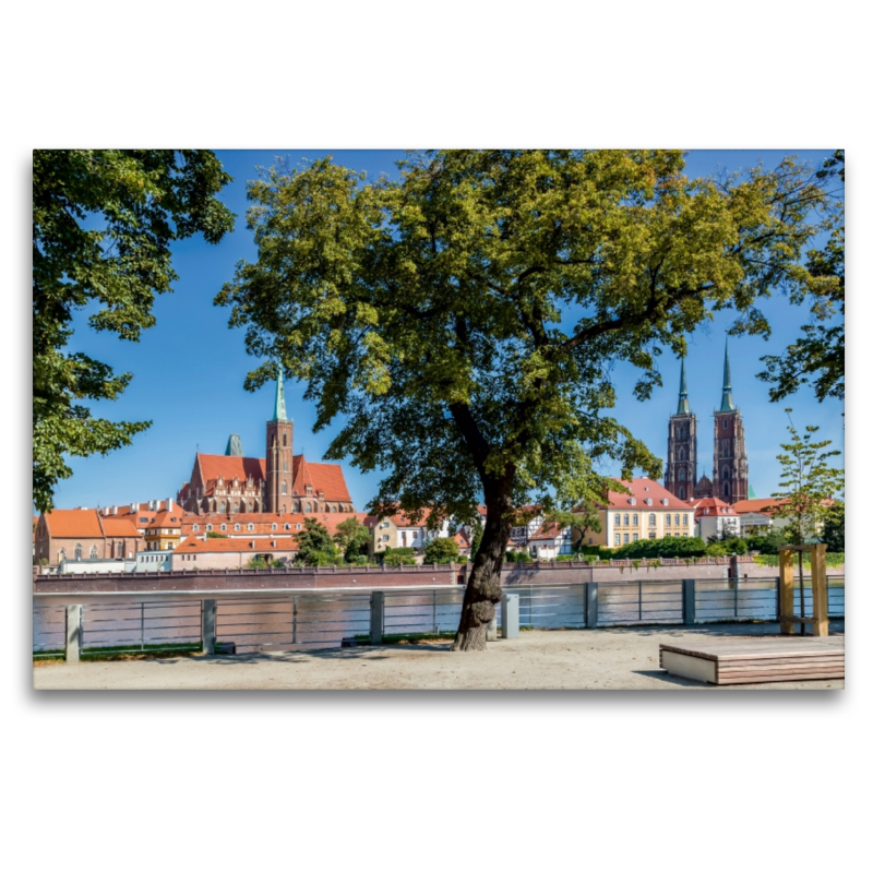 BRESLAU Dominsel mit Kreuzkirche und Breslauer Dom