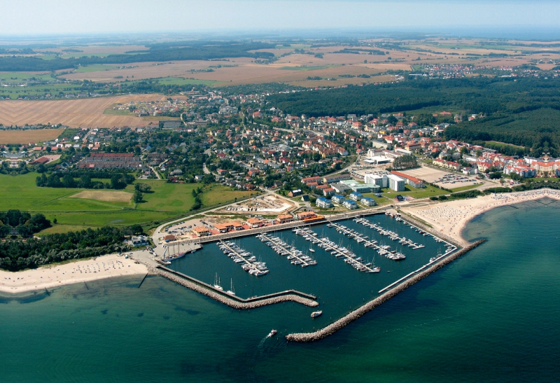 Bootshafen in der Marina Kühlungsborn